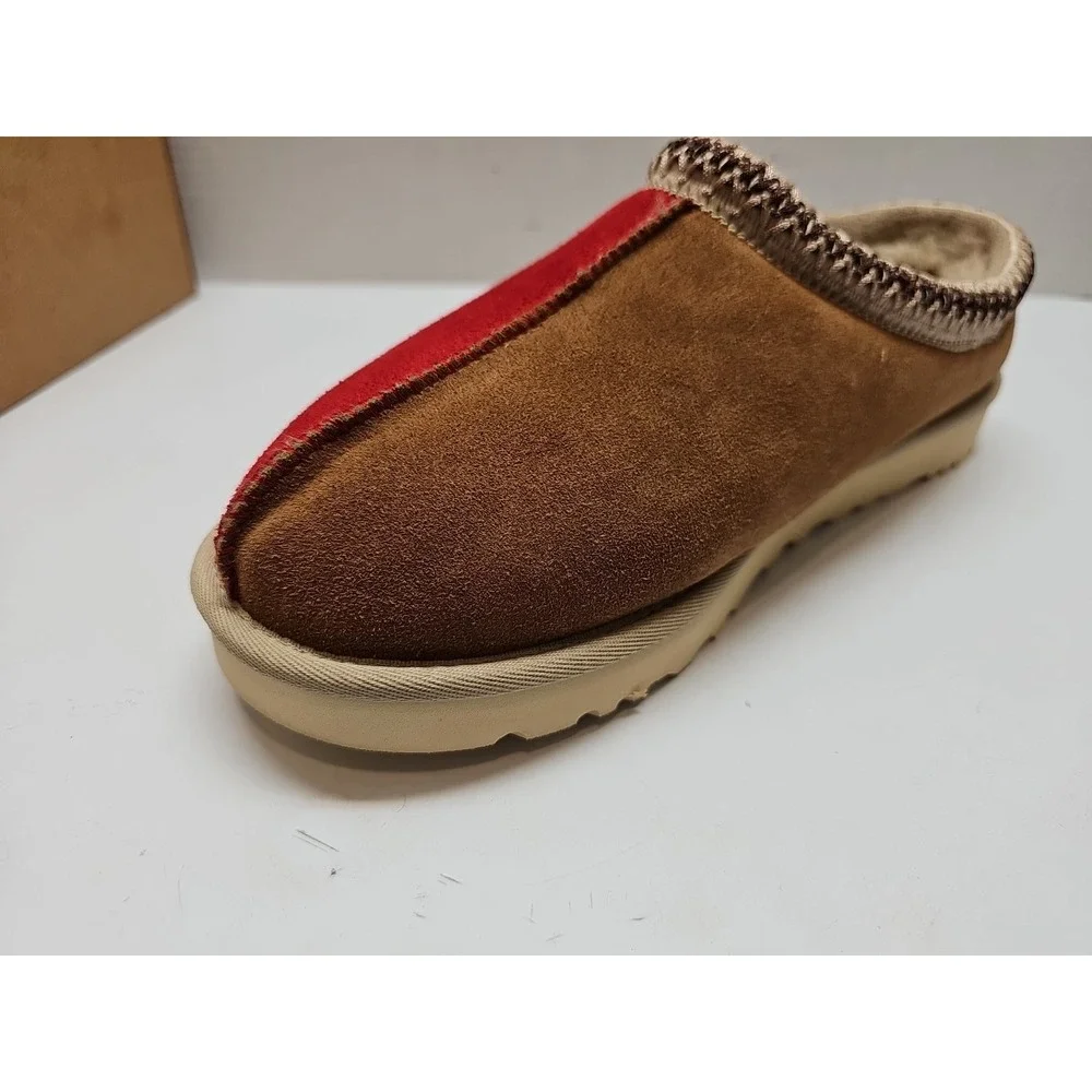 UGG Men's  Rare Tasman Chestnut and Samba Red size 10